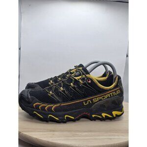La Sportiva Ultra Raptor II Men 7.5 GORE-TEX Shoes Black Red Yellow Boots Hiking